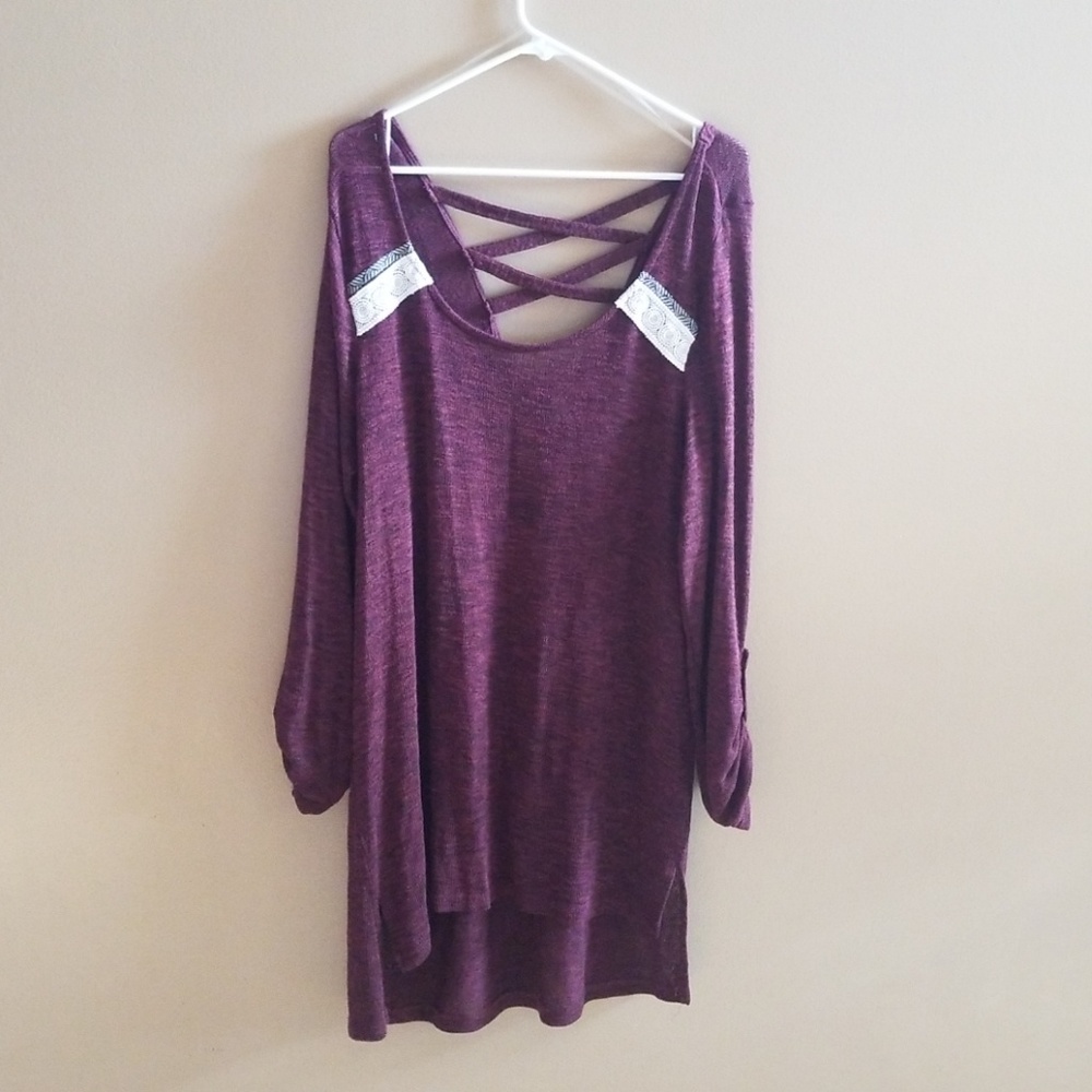 Maroon shirt